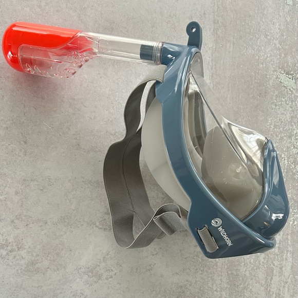 SEAVIEW 180 Degree Panoramic Snorkel Mask- Full Face Design, Manta Ray - L/XL - Picture 10 of 10